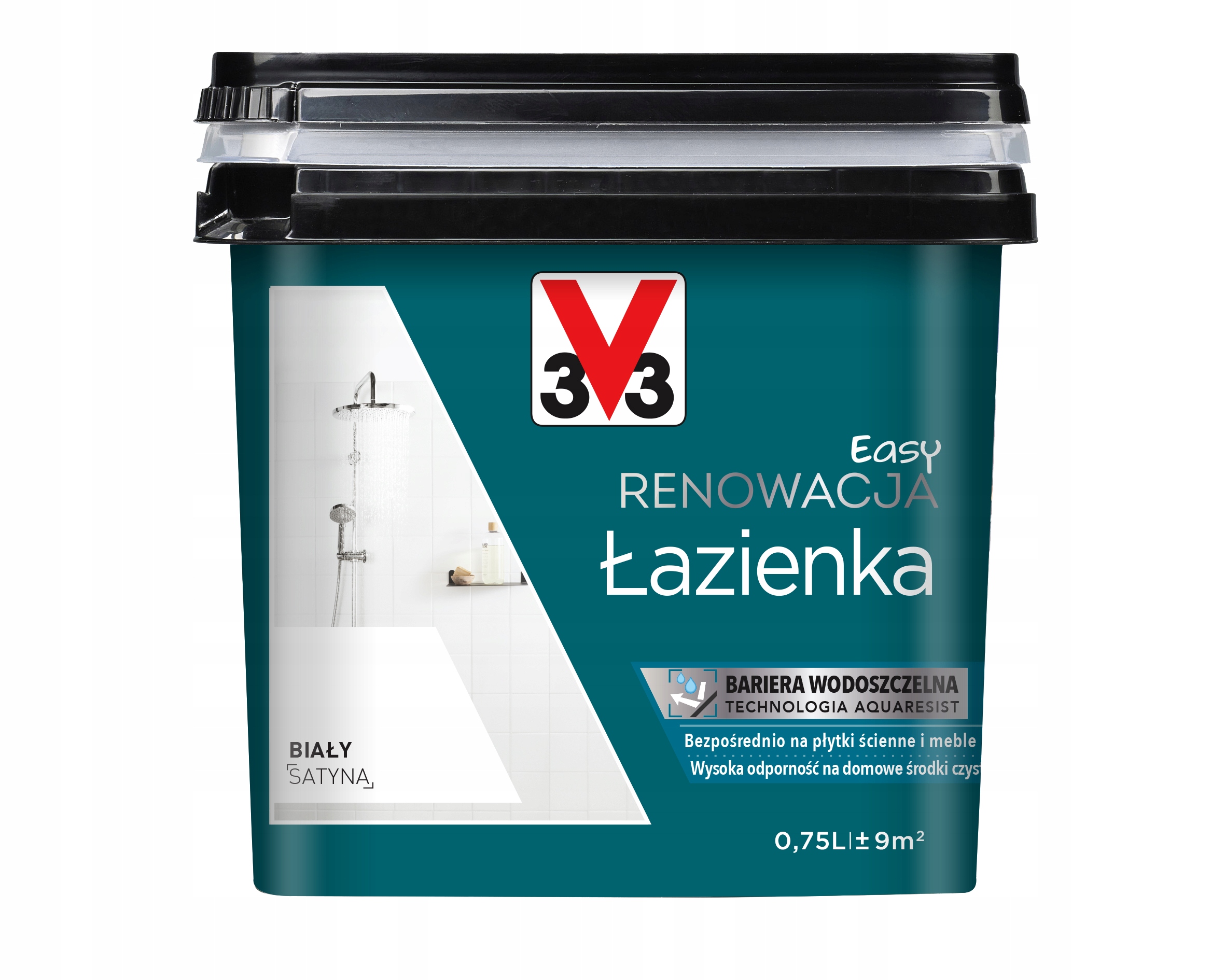 V33 FARBA RENOWACJA EASY ŁAZIENKA 0,75l BIAŁY