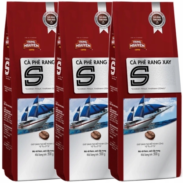 Kawa mielona S Blend 3 x 500g zestaw Trung Nguyen