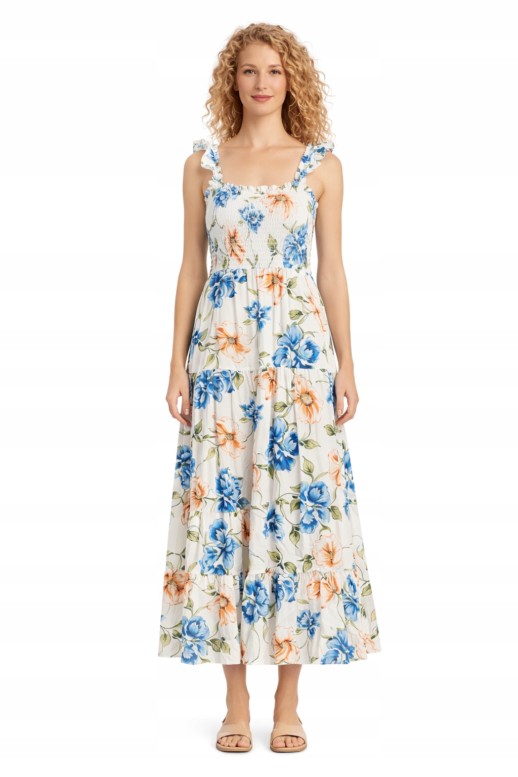 Abercrombie&fitch Šaty S Rozevřenými Květinami A Bufíky M I3A