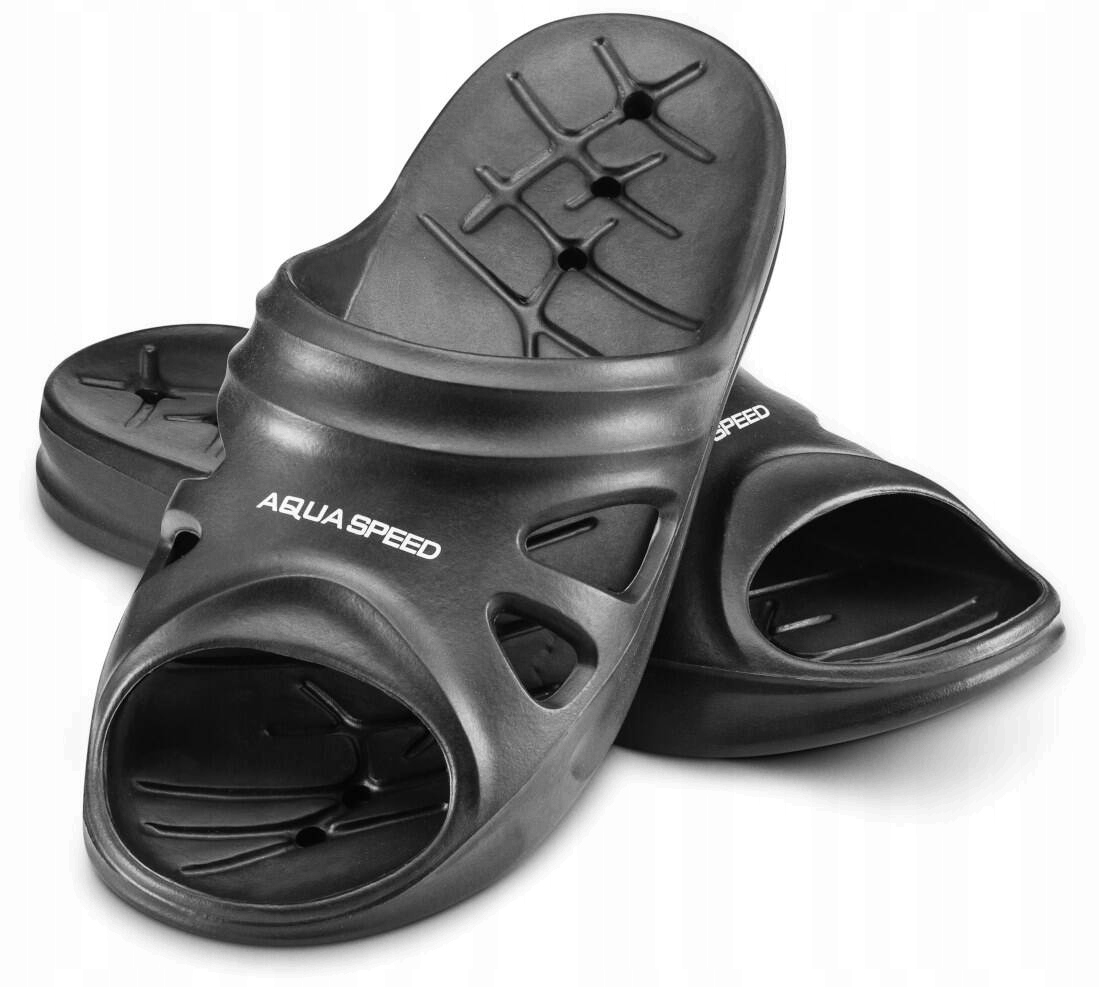 AquaSpeed Klapki Florida czarne kolor 07 42