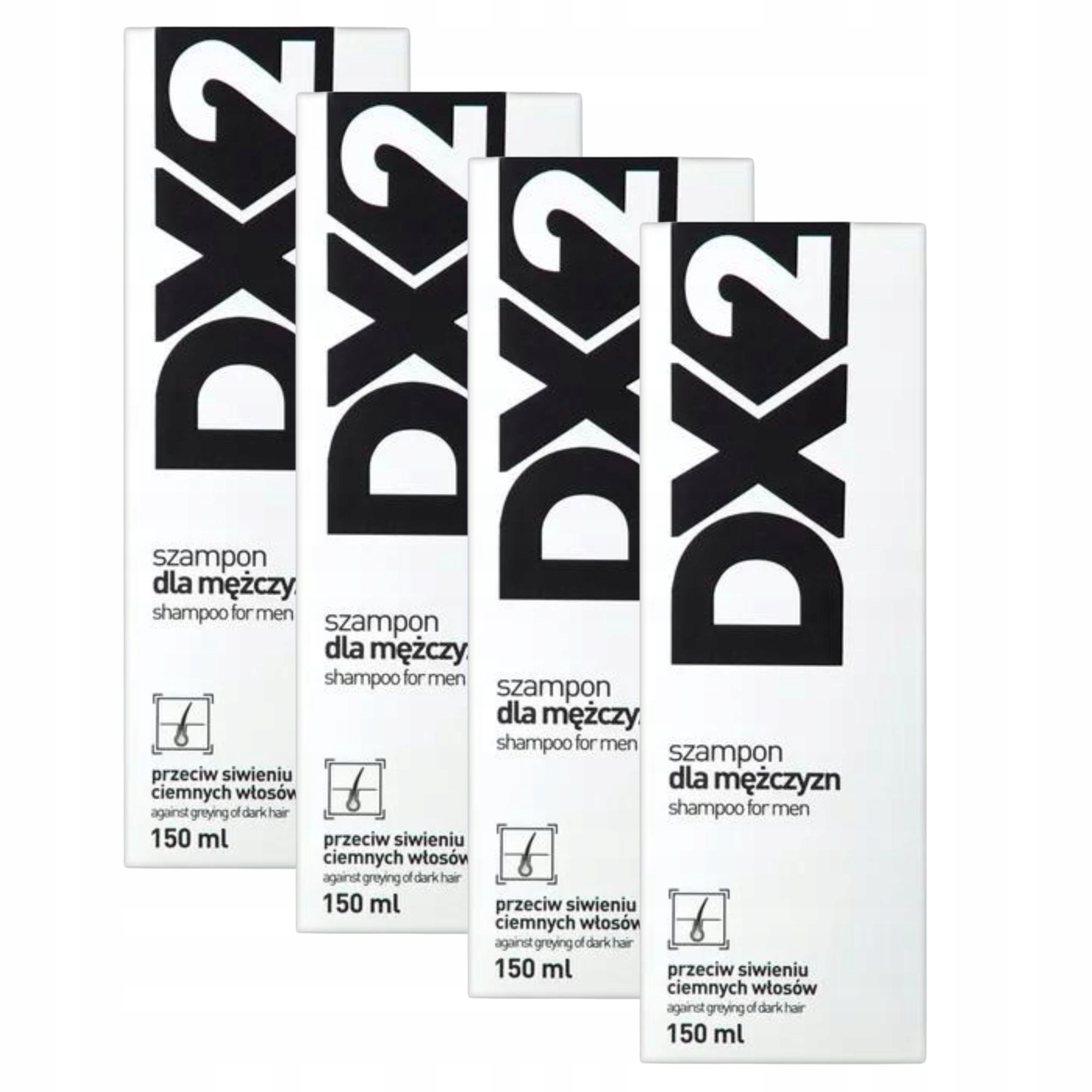 DX2 szampon dla mężczyzn przeciw siwieniu włosów 150 ml
