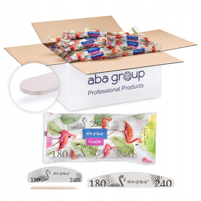 Sada pro manikúru Aba Group 11 Pilník 180/240 Leštička Tyčinka 500 ks