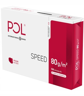 

Papier ksero A4 POLspeed 80g 500 kartek białość153