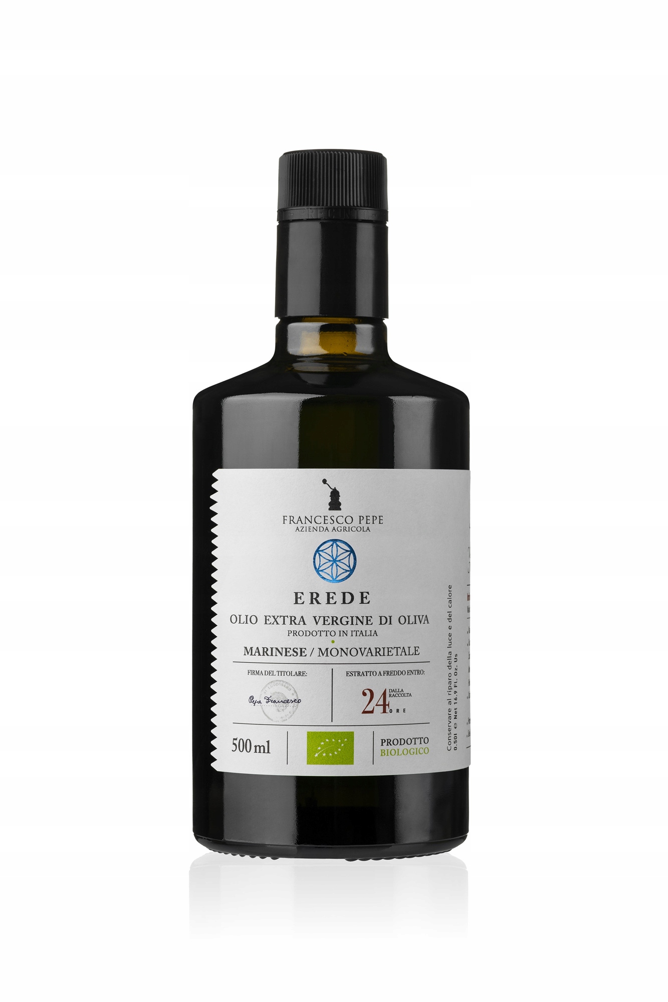 Oliwa wysokopolifenolowa Bio 1180mg Slow food Erede Francesco Pepe 500ml