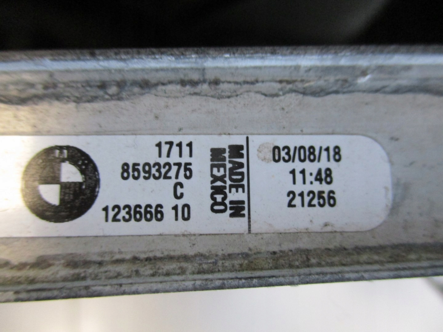 radiator radiator BMW G20 2,0D 8593275 8587529