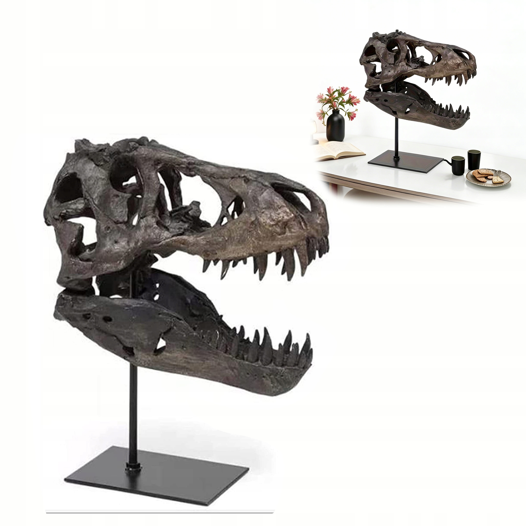 3D Drak Pryskyřice 30,5*24*14 CM Figurka Černá