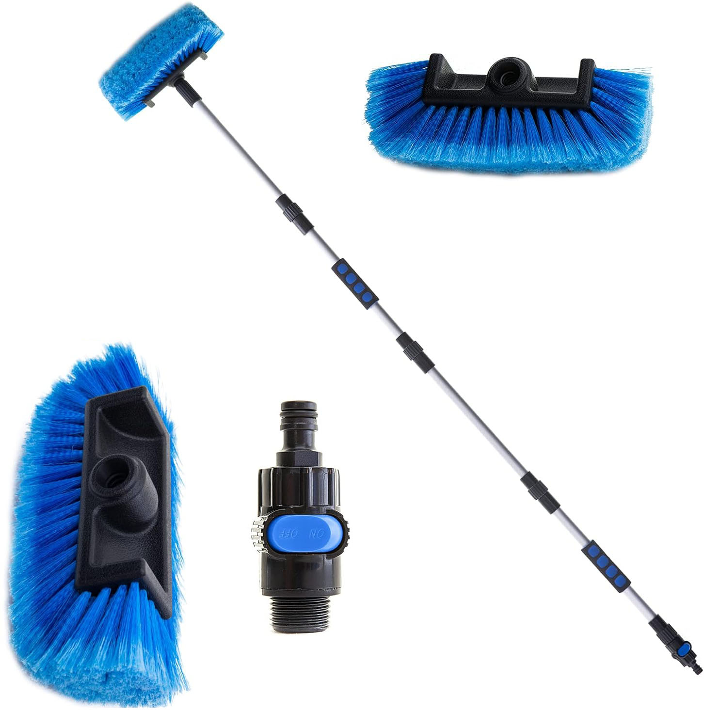 SZCZOTKA TELESKOPOWA MYCIA AUTA SAMOCHODU PANELI FOTOWOLTAICZNYCH + ZAWÓR Producent Inny