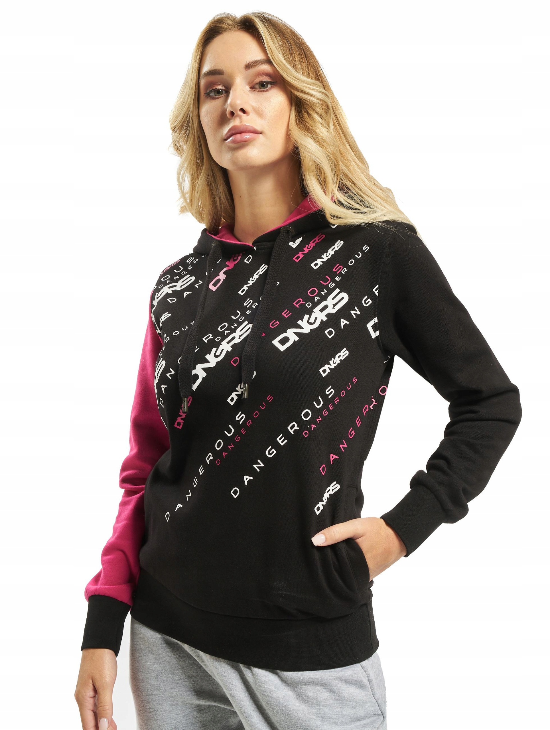 Dangerous Dngrs mikina dámská Hoodie Down to Earth in black Xs černá