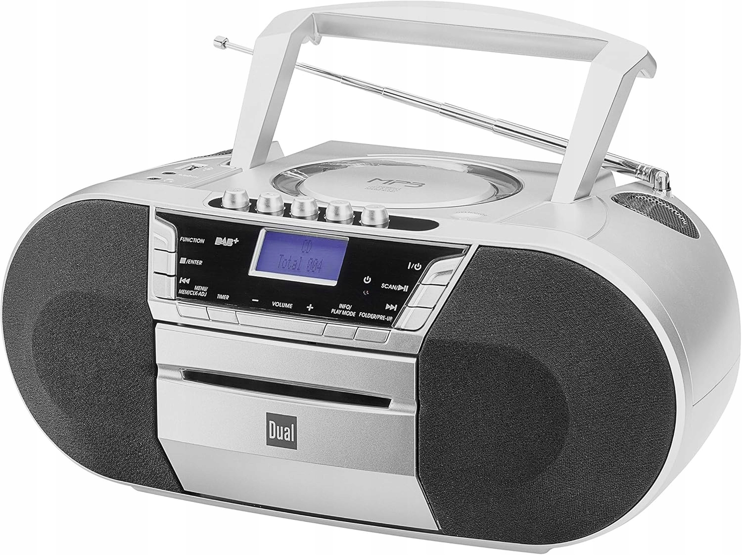 Rádioprehrávač Dual Dab-p 200 Rds Dab+ CD Mp3 Usb Rds Prehrávač Kaset