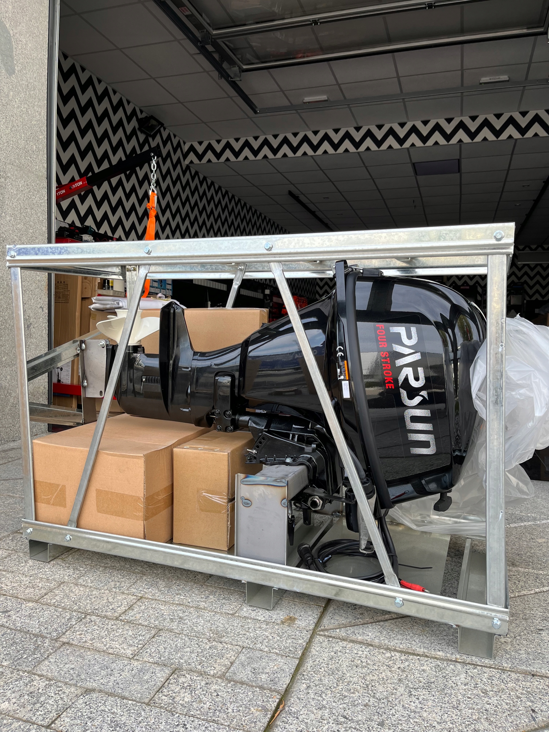 Silnik Zaburtowy PARSUN F15ABWL-EFI 15KM Elektryczny Rozruch Stopa L Rumpel Model F15ABWL-EFI