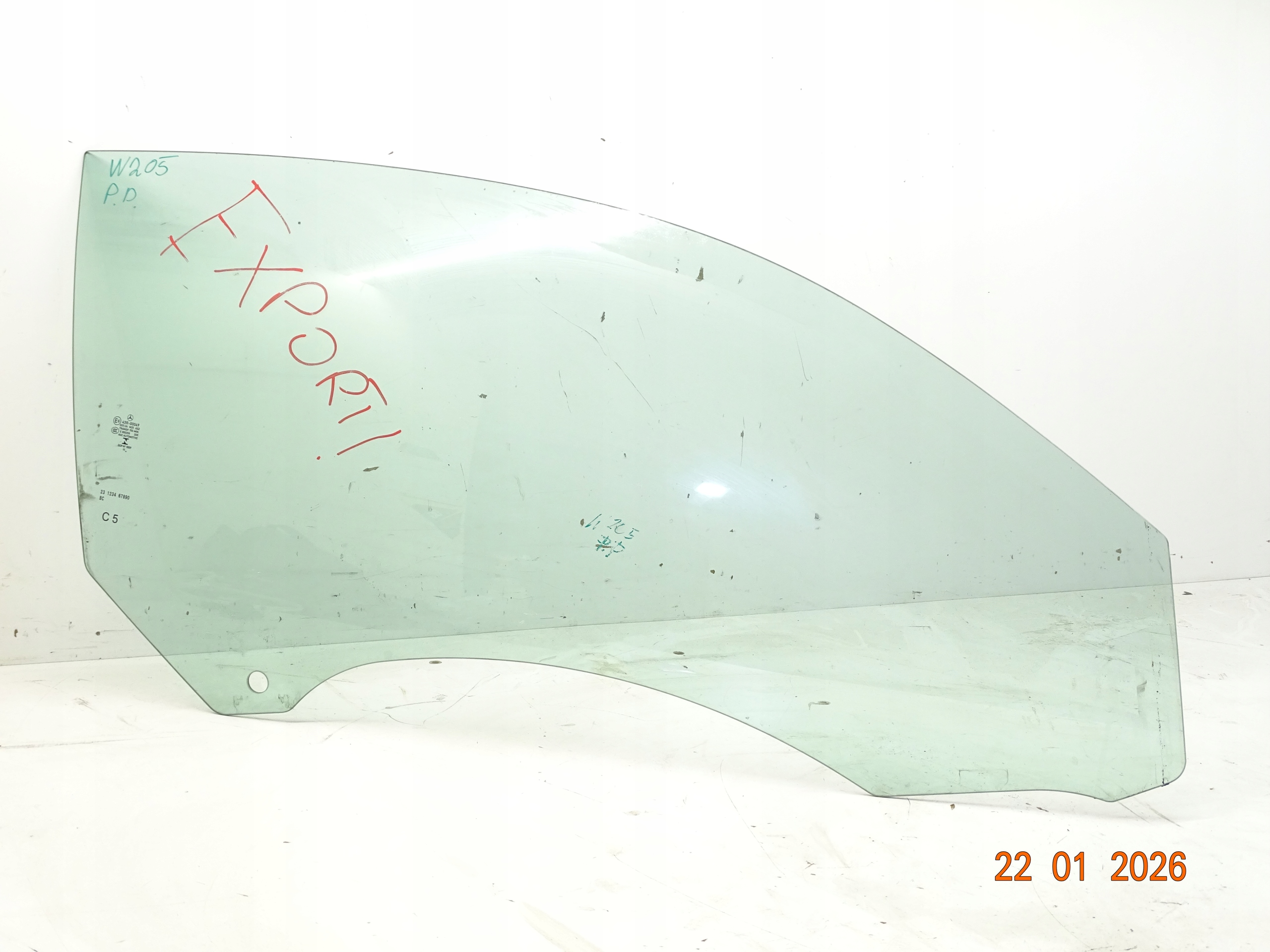 window side door right front MERCEDES W205 43R-00049