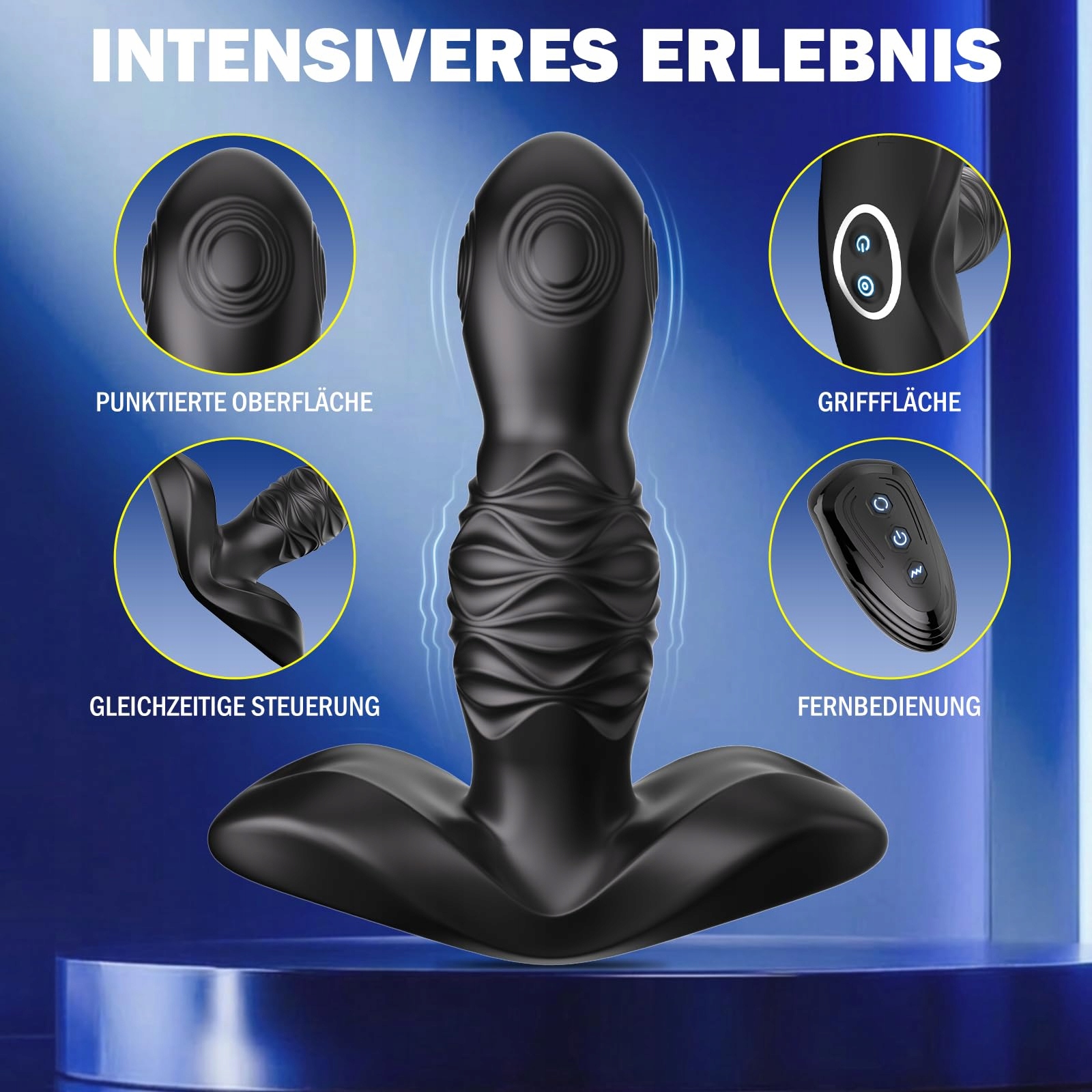 ANALVIBRATOREN Wibrator Analny Dla Mężczyzn Stymulacja Prostaty 8 Trybów — miniatura 7