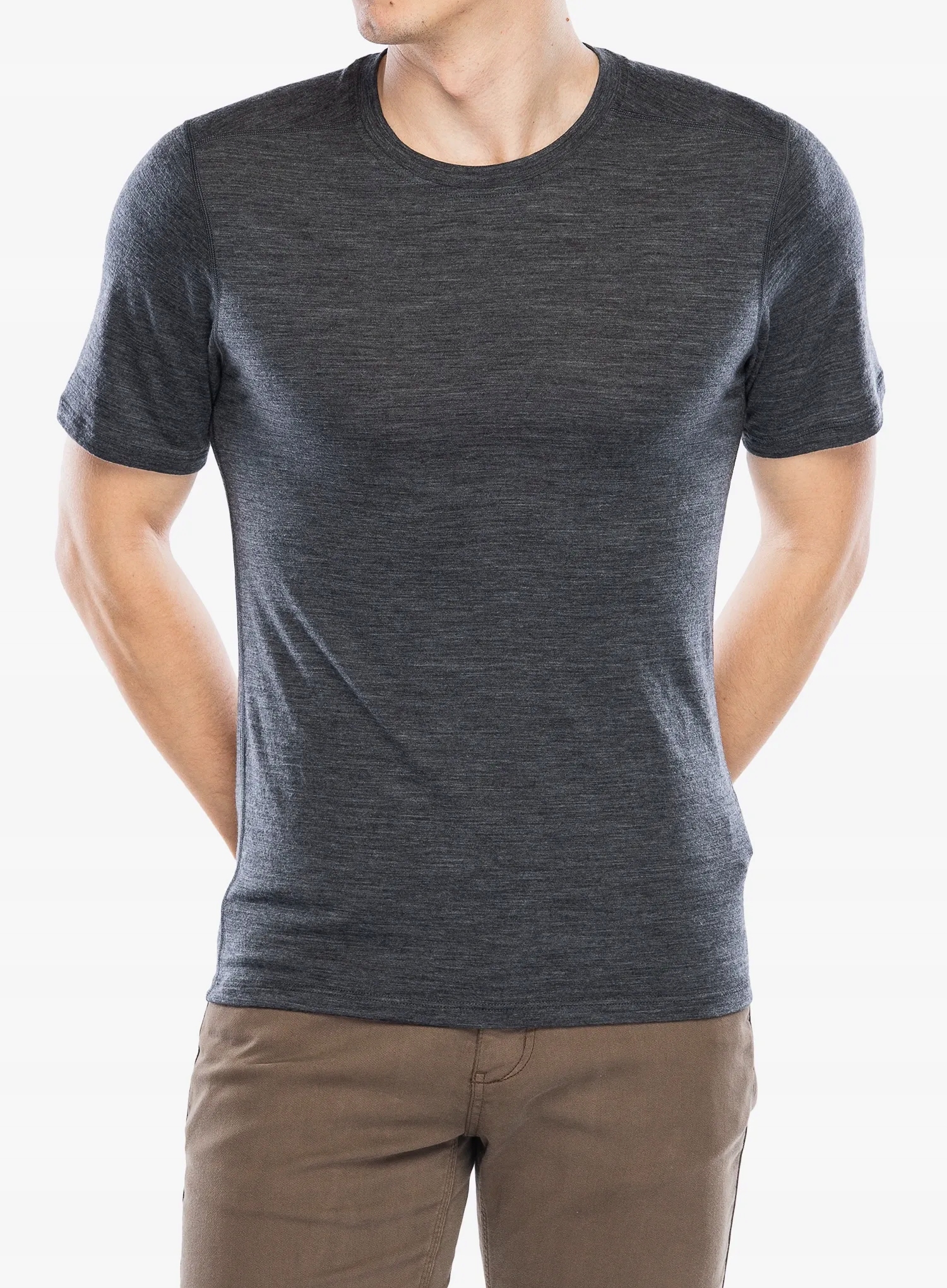Merino tričko Smartwool Merino Short Sleeve Tee Boxed iron heather M