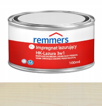 

Remmers HK-Lasur impregnat do drewna 100ml Biały