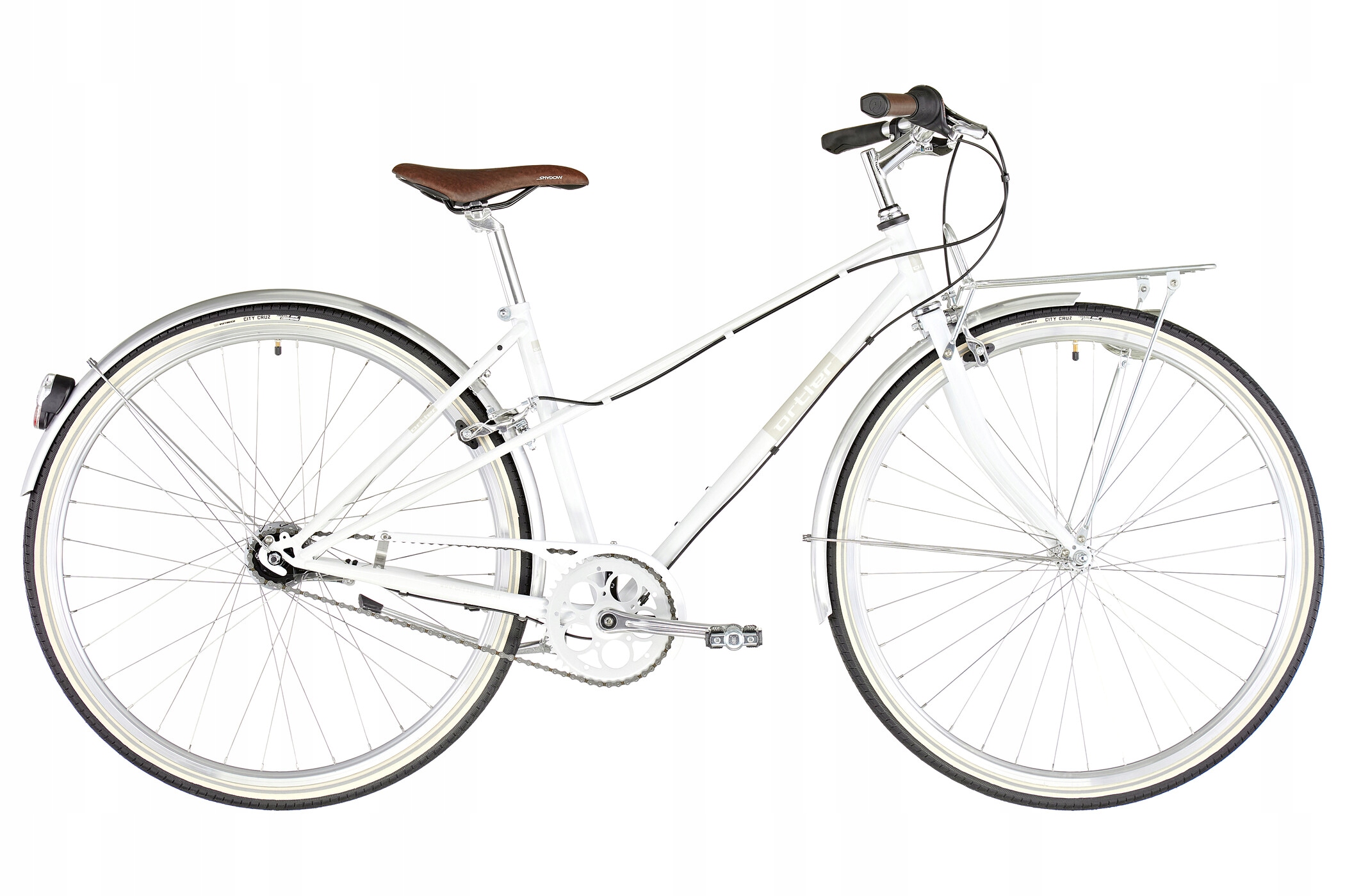 Ortler Bricktown Trapez Rower miejski biały rama 45cm koła 28"