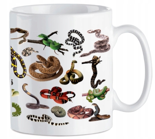

Kubek ceramiczny 300ml Gady Kubek Wąż wężę wężowy