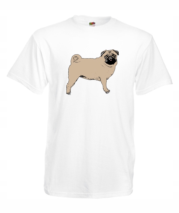 

XXL Koszulka Męska Mops Pugs Not Drugs Śmieszne