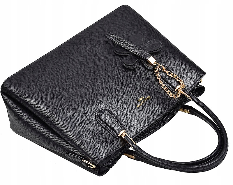 GALLANTRY elegancka TOREBKA damska KUFEREK pasek LOGO Wielkość mała (nie mieszcząca A4)