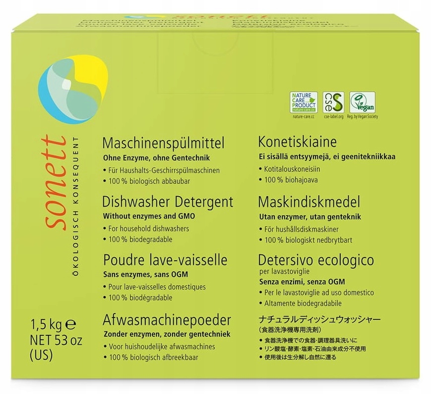 

Eko Proszek do zmywarki 1.5kg Sonett Bez Chloru