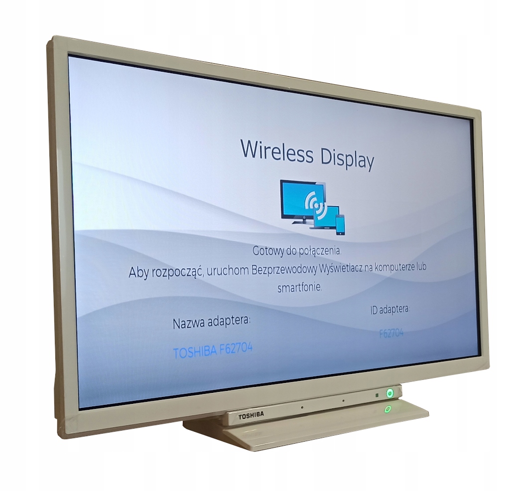 BIAŁY SMART TV LED 32 Toshiba DVBT2 HEVC Bluetooth Format HD HD Ready