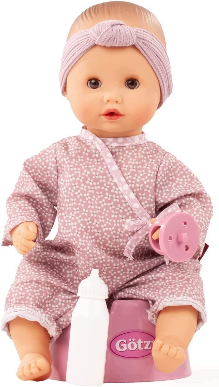 Pohádková koupelová panenka 33 cm Gotz Sleepy Aquini Girl Set 6 ks