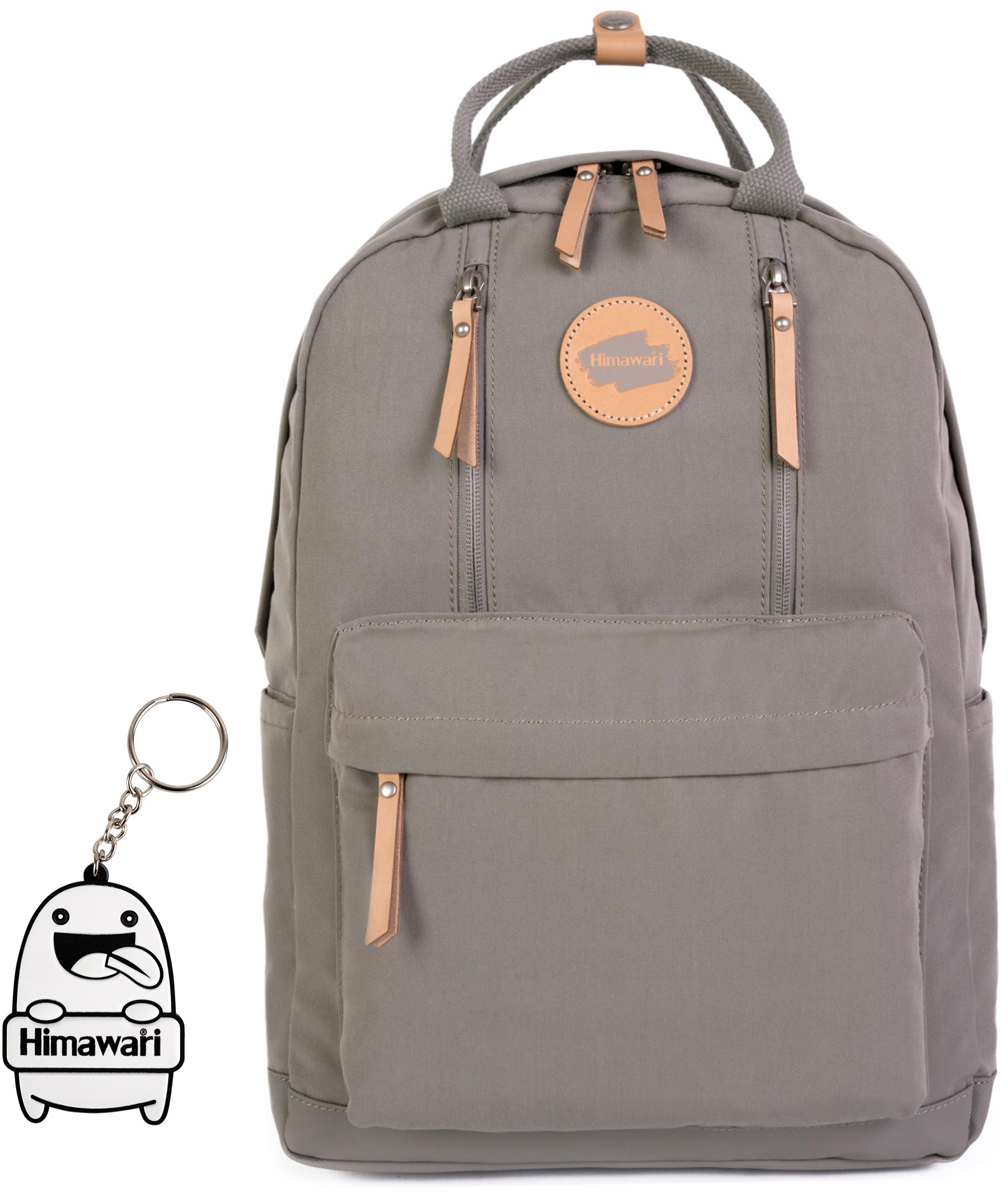 Plecak bagaż podręczny Himawari Okta Divided M turystyczny podróżny Szary