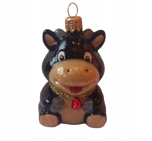 

Bombki Choinkowe Szklane Krówka 7cm