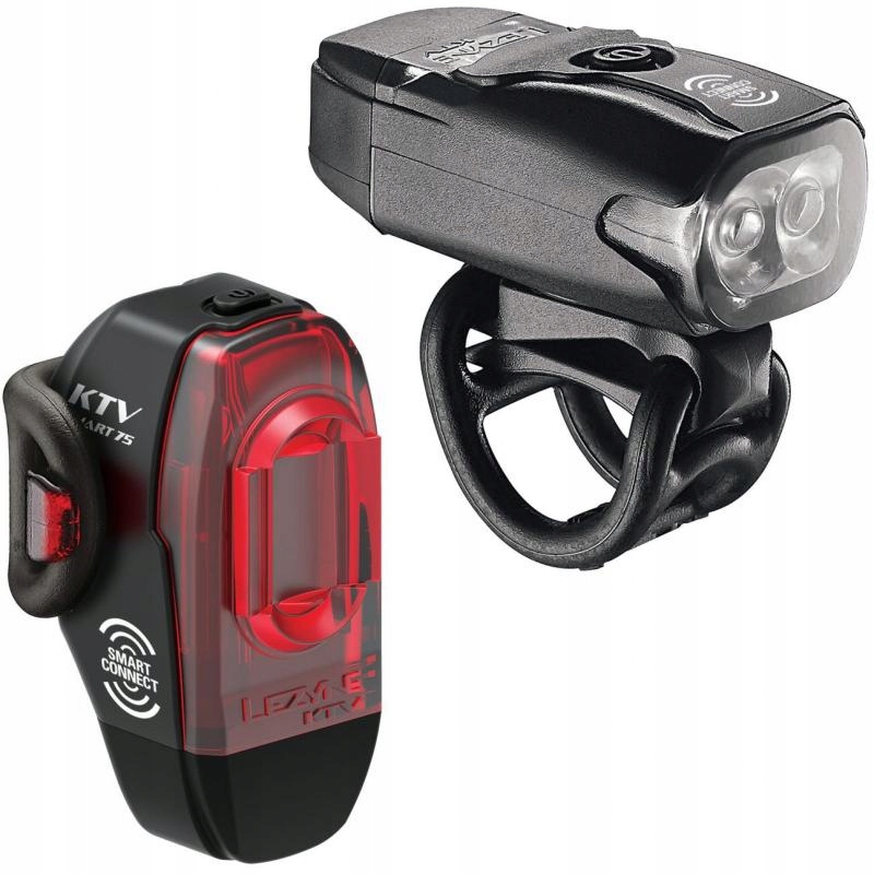 Lezyne Světla Ktv Drive Pro Smart sada přední a zadní černá