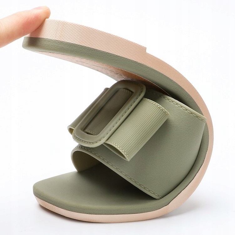 Klapki Damskie Cevoli Ze Sprzączką Zielone 38/39 Stan opakowania oryginalne