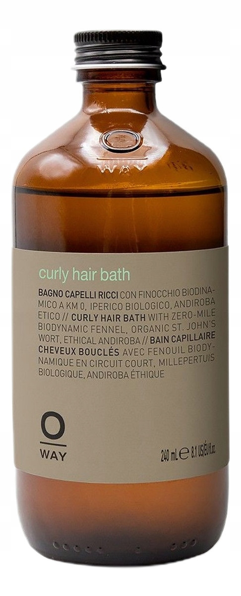 Oway Curly hair bath kąpiel do włosów kręconych 240ml