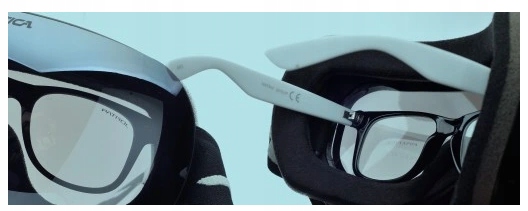 GOGLE NARCIARSKIE ARCTICA G-104C NA OKULARY KOREKCYJNE BEZBARWNA SZYBA Marka Arctica