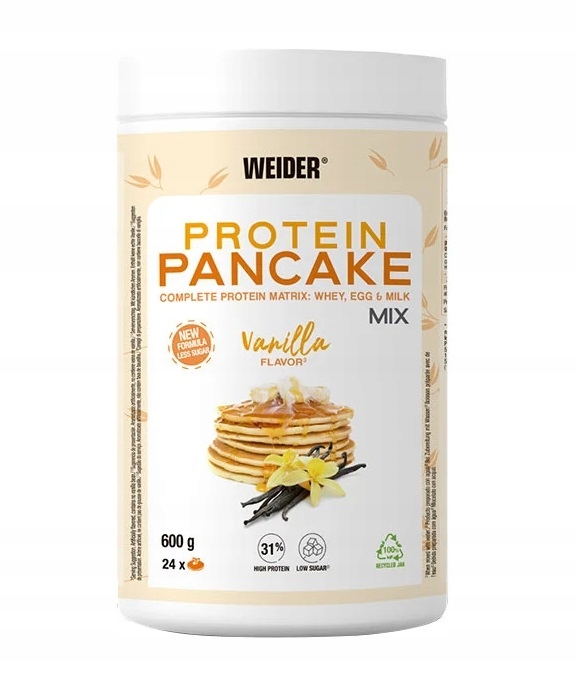 Weider Protein Pancake Mix, vanilka 600 g