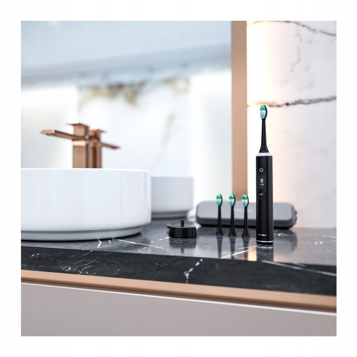 Szczoteczka soniczna VERTENZ Crystal 30 Black Typ szczoteczki soniczna