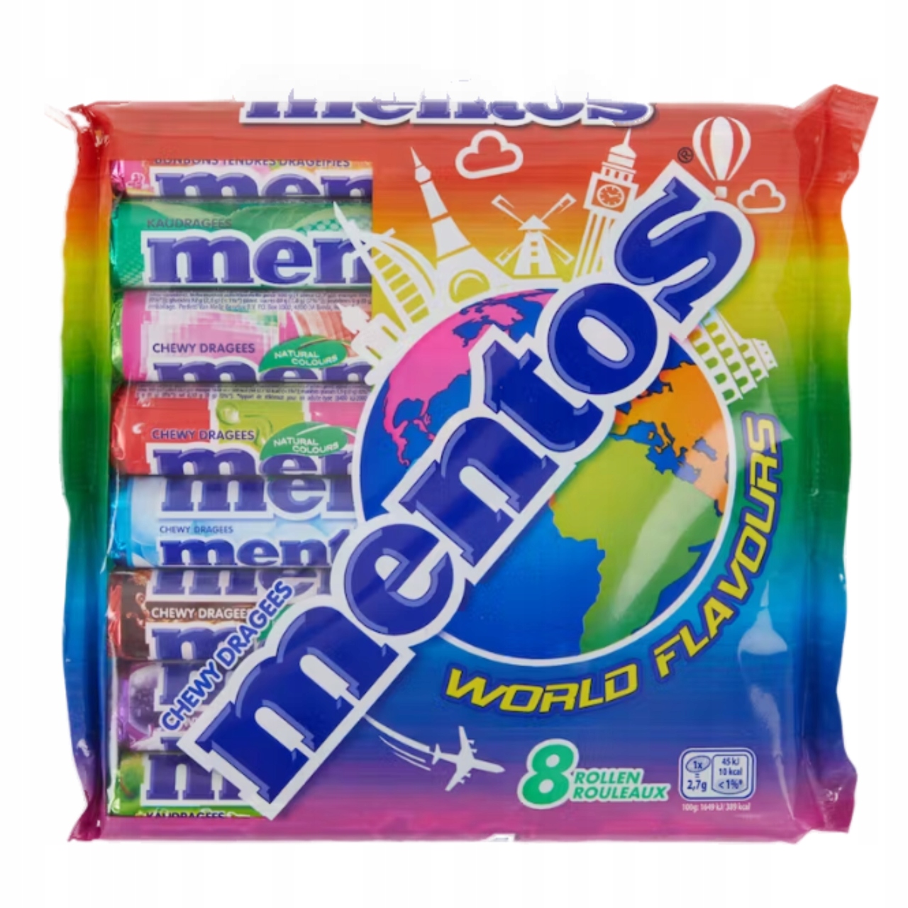 Bonbóny Mentos Chutě světa 8 Ks Značka Mentos