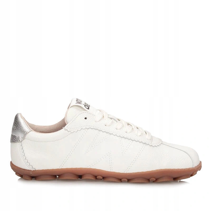 Dámské tenisky Wonders AP-2102 Nysa Off/plata, bílé, šněrovací polobotky