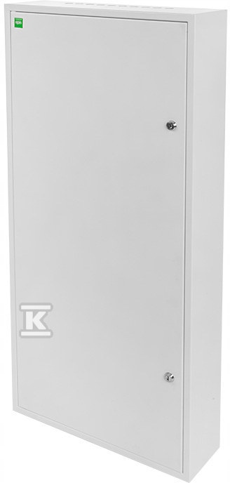 Kovový nástěnný rozvaděč se zámkem Kraft 7x24 Pe+n IP30 4007-11