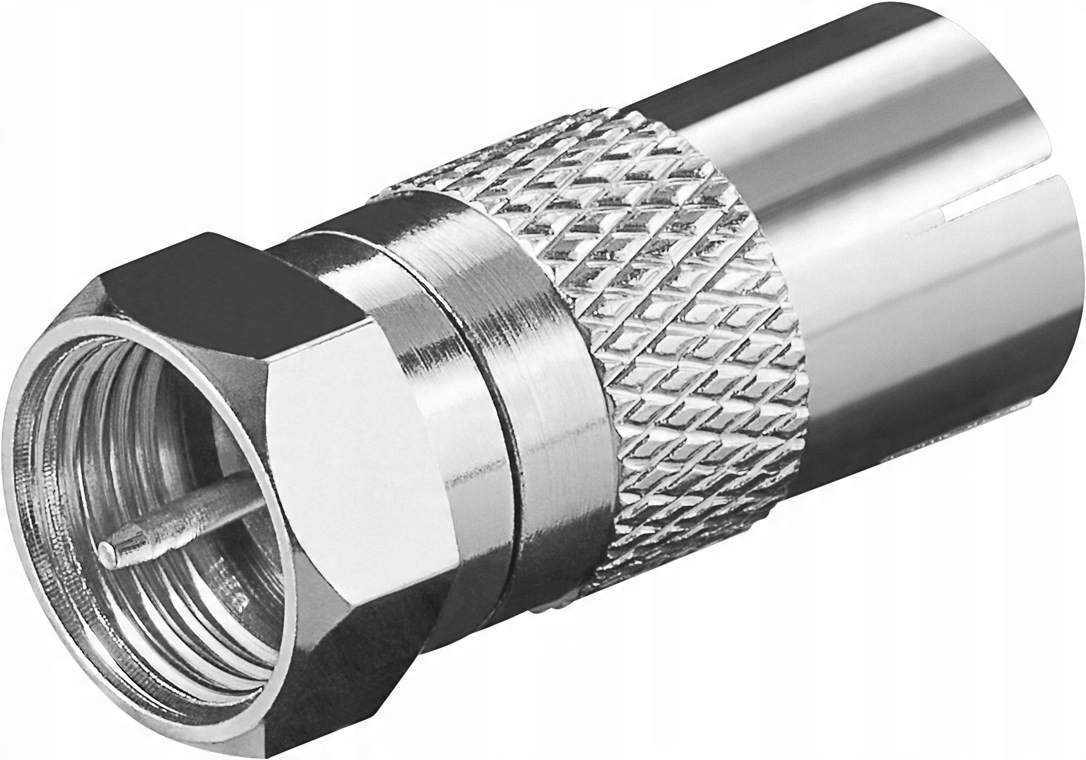

Adapter F: Wtyk F Gniazdo do kabla koncentrycz.