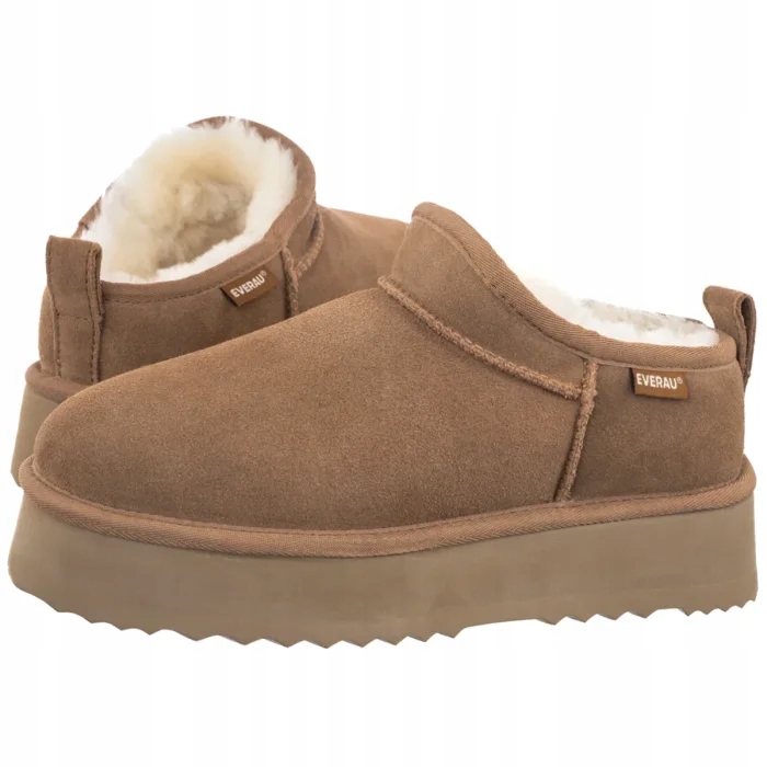 Dámské zimní boty Kotníkové Boty Everau Partridge EAU3020 Chestnut Hnědé