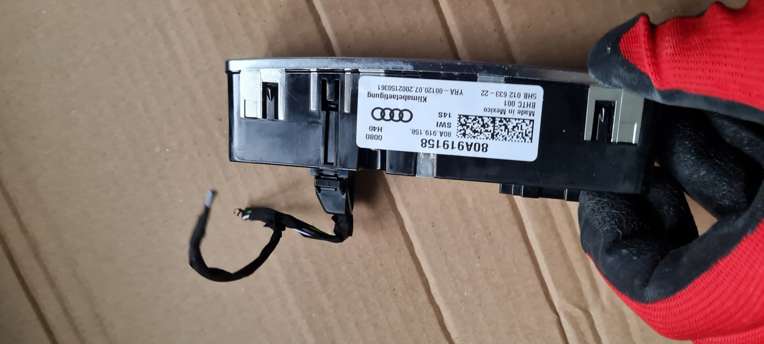 Q5 80A SQ5 PANEL klími klimatizaci záď 80A919158