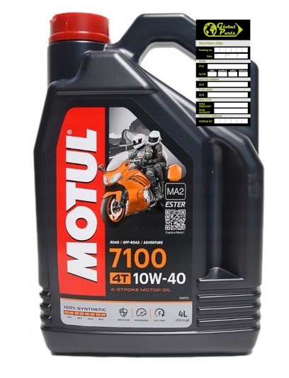 

Olej Motocyklowy 10W40 Motul 7100 4L