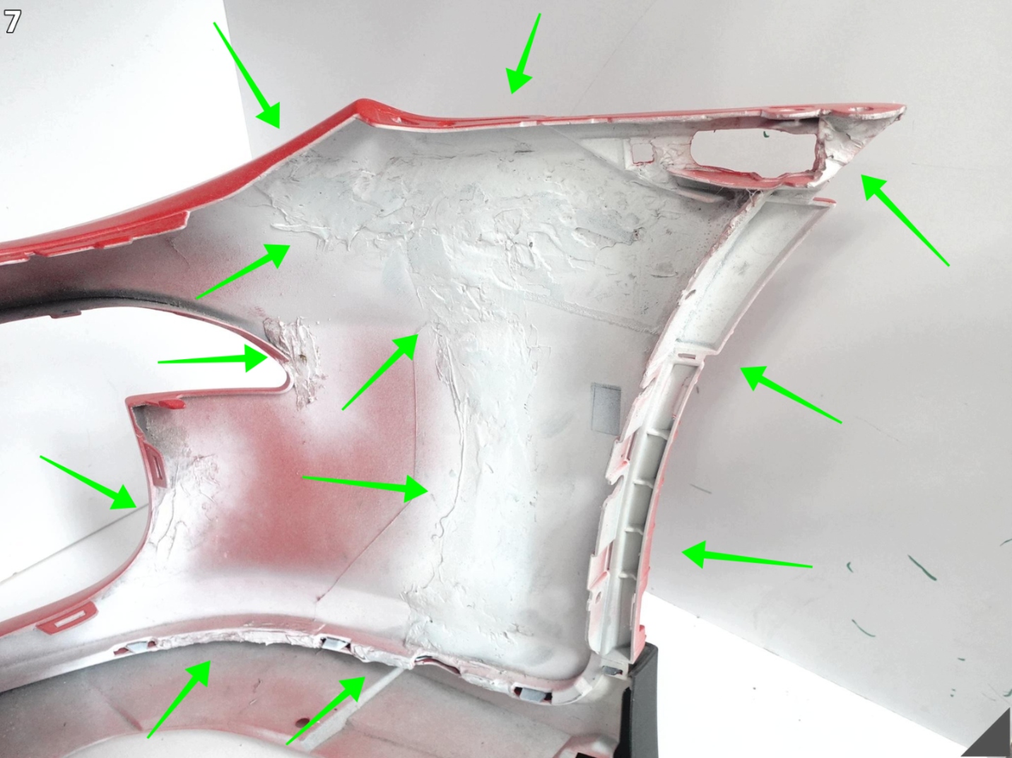 PORSCHE 911 991 GT3 MK1 13-17 bumper BUMPER SPOILER front (PDC/washers)