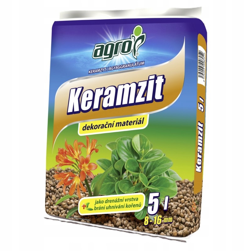 

Keramzyt Ogrodniczy 5 L Hydroponika Drenaż 8-16MM