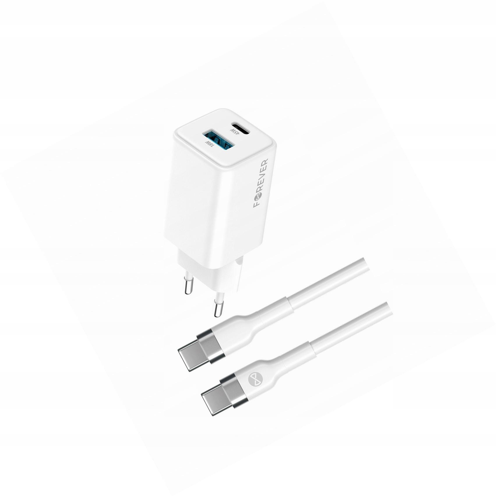Szybka ładowarka GaN 45W Usb-c z kablem do Samsung Galaxy M10s