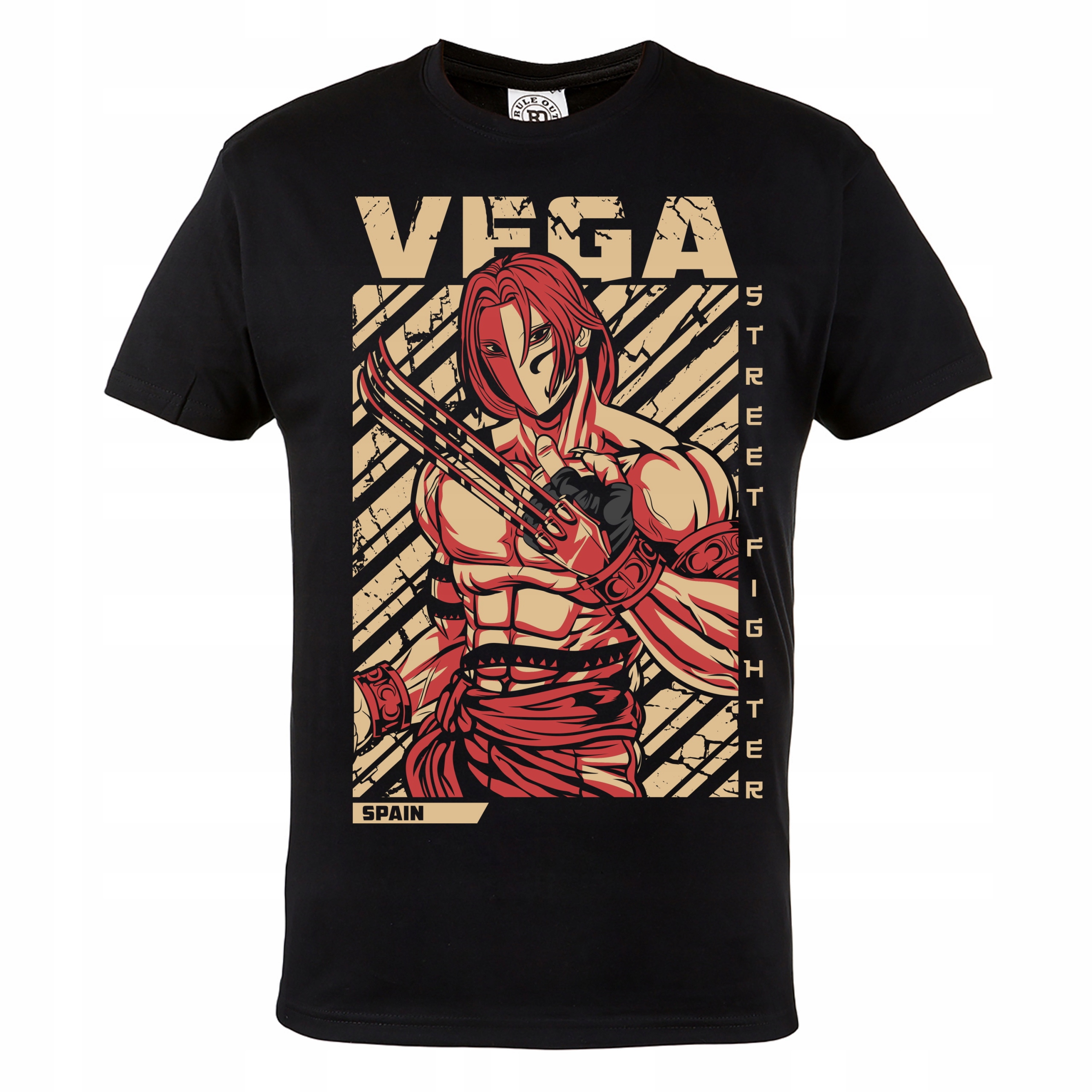 

Męska Koszulka Gra Street Fighter Vega