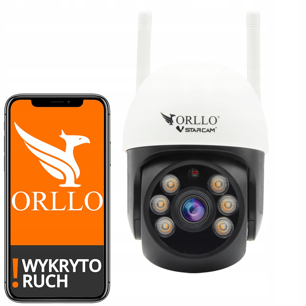 

Mini Kamera obrotowa Ip Wifi zewnętrzna 5xZOOM Z16