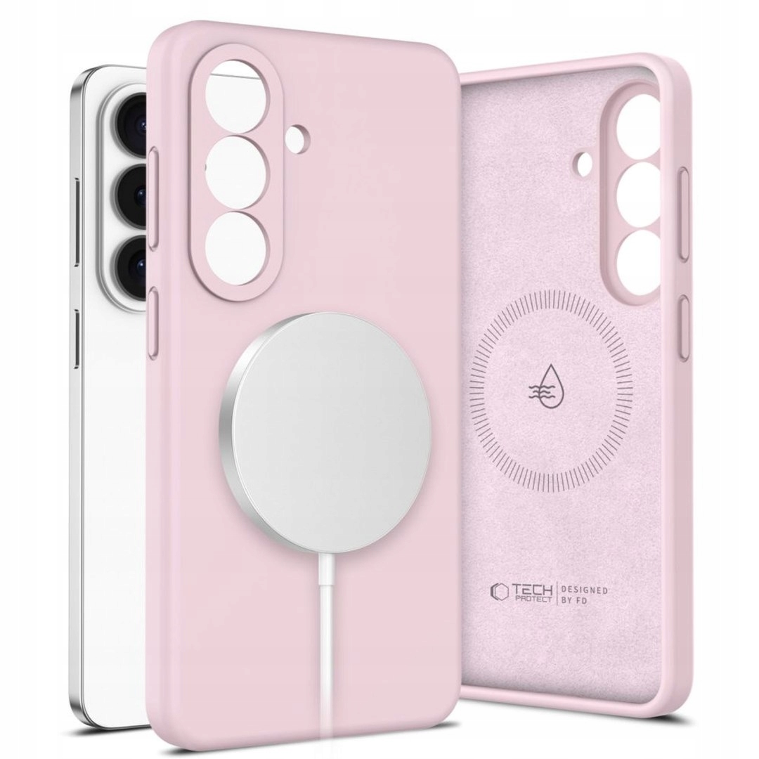 Etui pokrowiec na Samsung Galaxy S26 Silicone MagSafe różowy