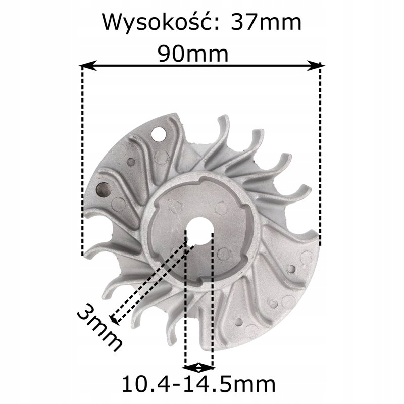 KOŁO MAGNESOWE DO STIHL 023 025 MS230 MS250 Marka LSP