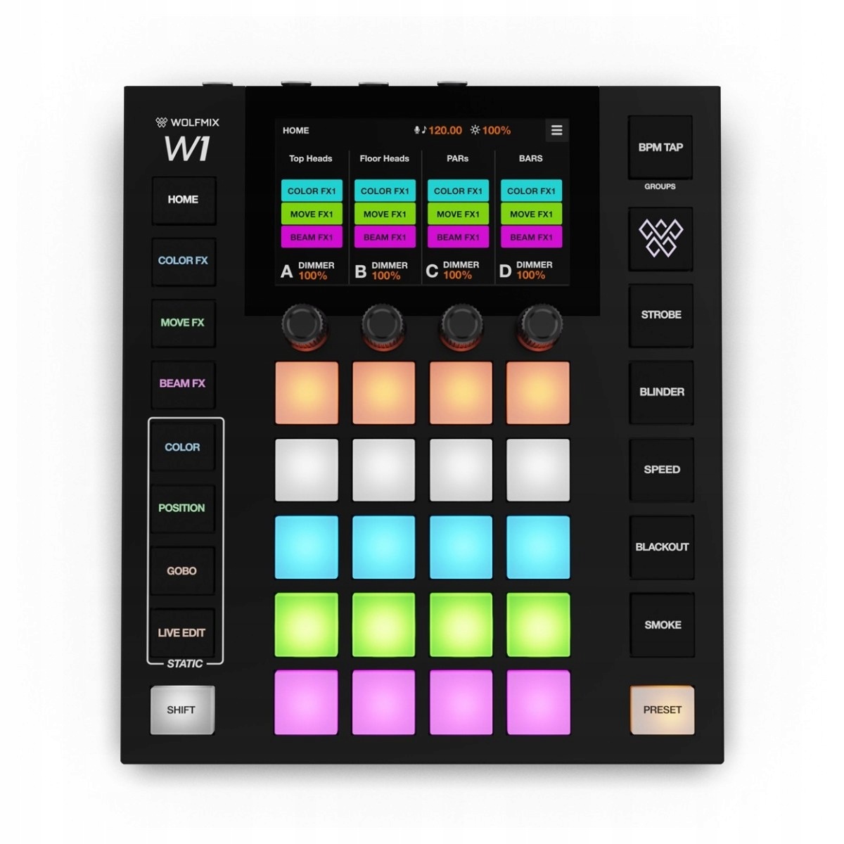 Wolfmix W1 Mk3 Kontroler DMX Standalone