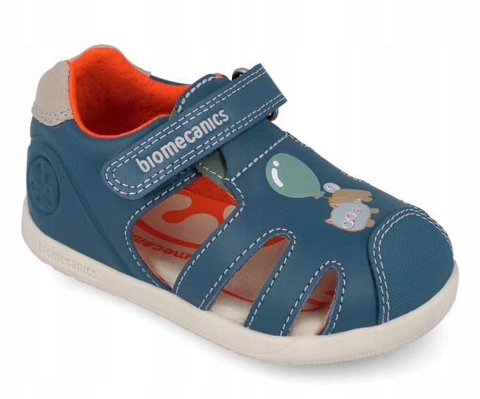Sandały Dziecięce Barefoot Biomecanics First Steps Petrol R.25