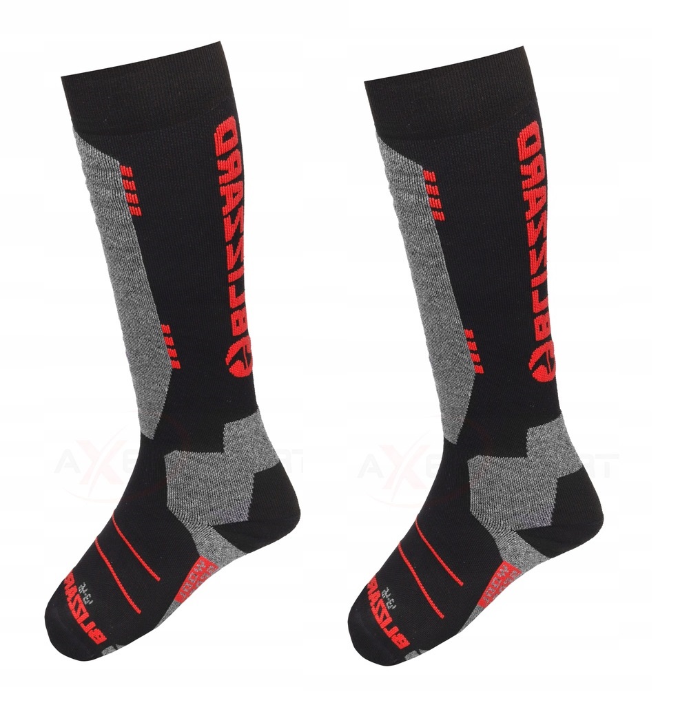 Skarpety narciarskie Blizzard Sport Wool black/red 39-42